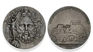 The world’s first Olympic medal, dating back to the first modern Olympic Games in Athens in 1896