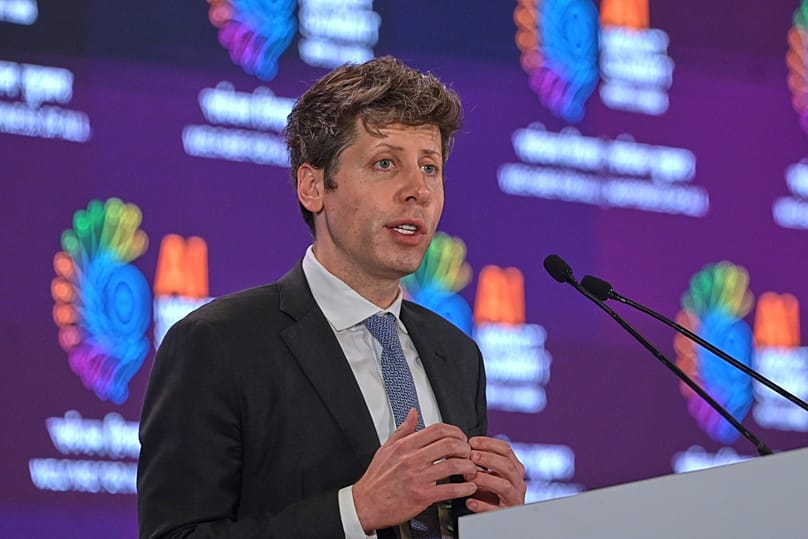 OpenAI’s CEO Sam Altman speaks at the AI Summit in New Delhi, India, Thursday, 19 February 2026.