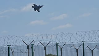 Start eines Kampfflugzeugs von der britischen Basis in Akrotiri, 2. März 2026