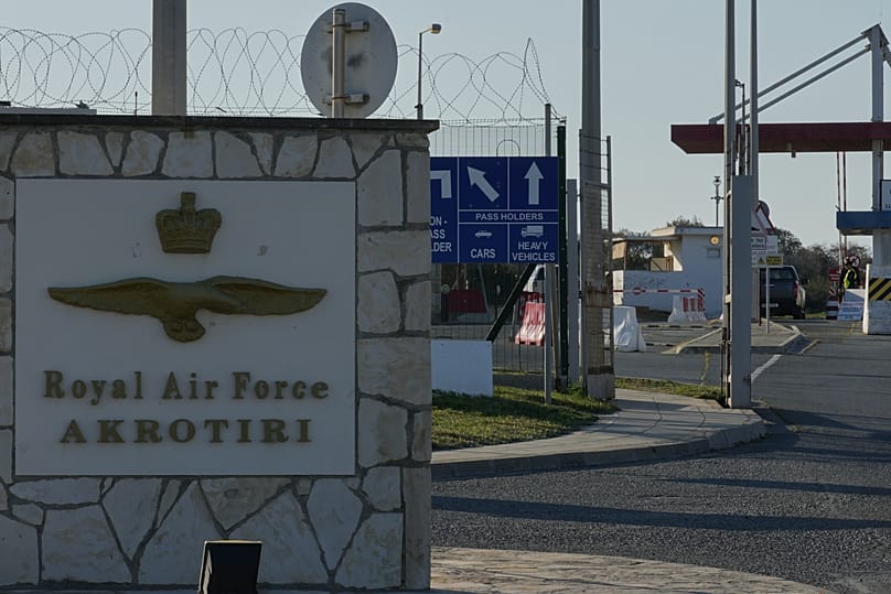 Base da RAF de Akrotiri, perto de Limassol, 2 de março de 2026