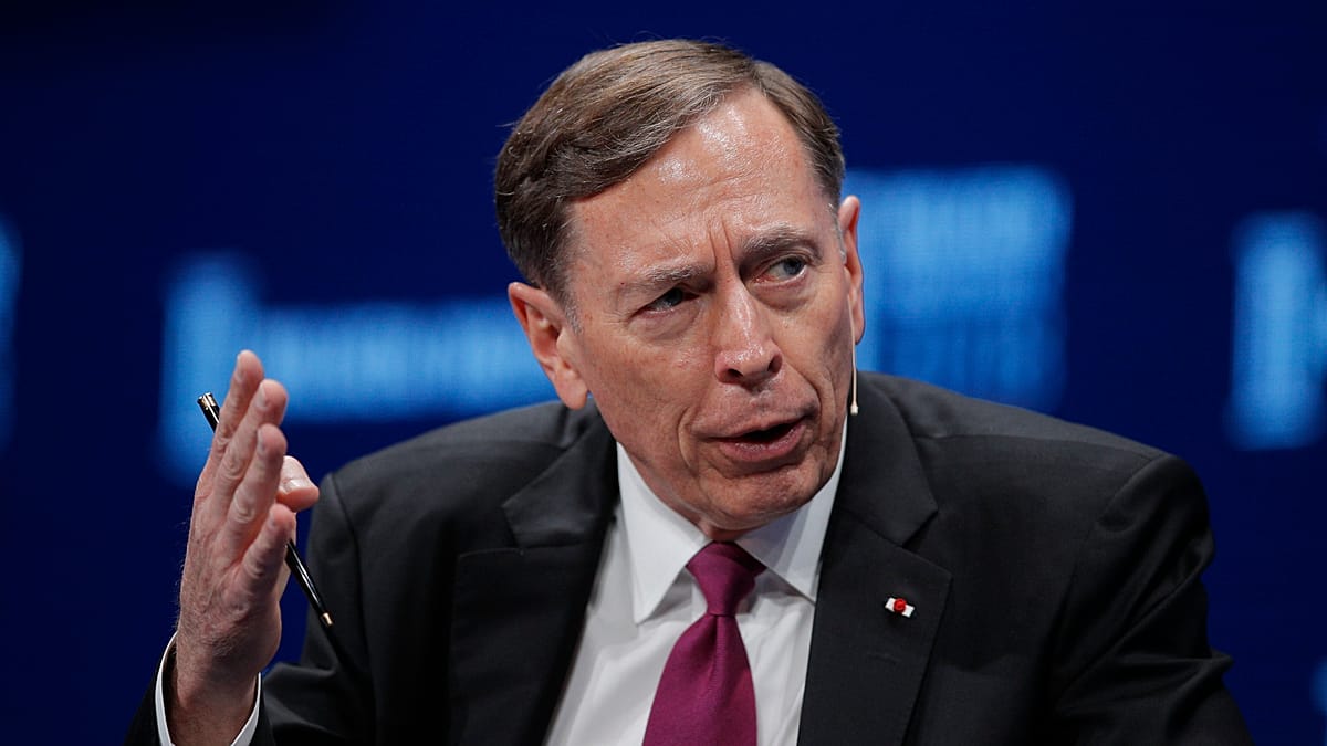 Newsletter: Trump may accept new regime figurehead – General Petraeus Newsletter: Trump may accept new regime figurehead – General Petraeus