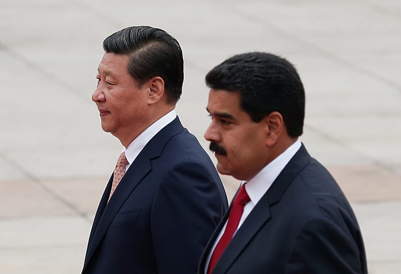 Hszi és Maduro Pekingben, 2023