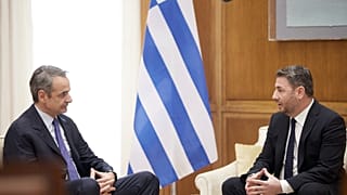 Κυριάκος Μητσοτάκης και Νίκος Ανδρουλάκης