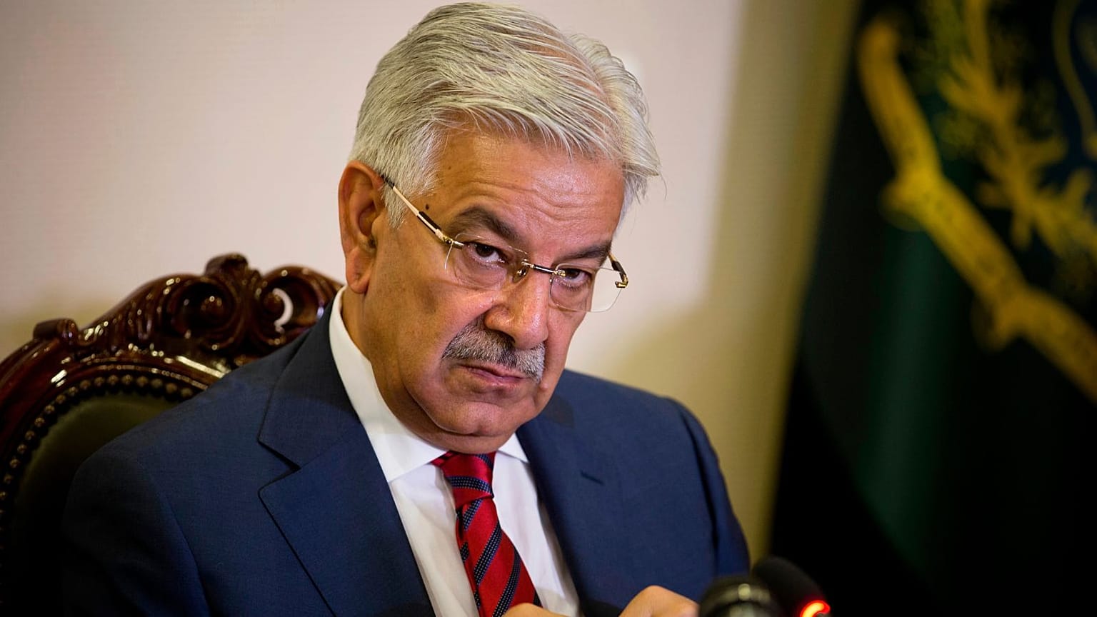 خواجه آصف وزیر دفاع پاکستان