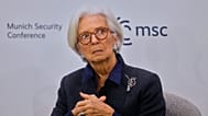 La presidenta del Banco Central Europeo, Christine Lagarde, habla durante la Conferencia de Seguridad de Múnich, Alemania, el domingo 15 de febrero de 2026
