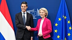 Rob Jetten traf sich mit Ursula von der Leyen.