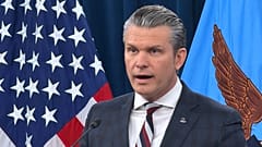 US Defence Secretary Pete Hegseth speaks during a press briefing at the Pentagon, 4 March, 2026