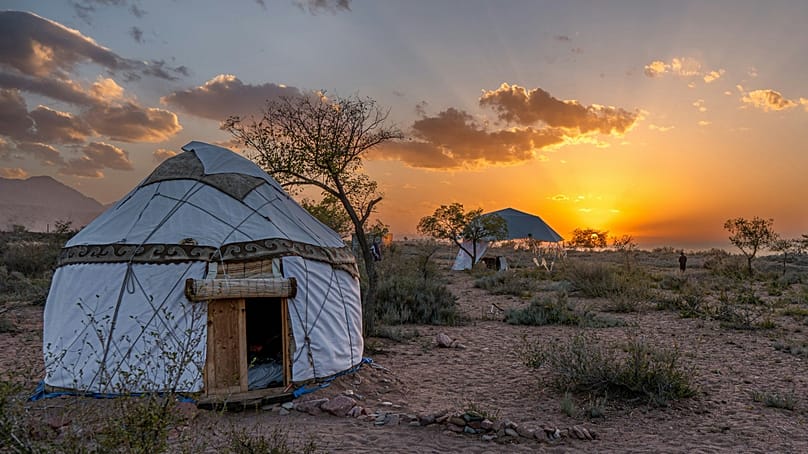 Oimo Tash nahe Kajy-Say in Kirgisistan 
