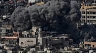 Smoke rises following an Israeli airstrike in Dahiyeh, Beirut's southern suburb