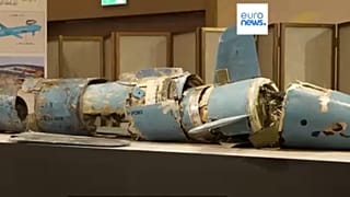 Screenshot del video di Euronews durante l'intervista ad Abu Dhabi