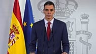 El presidente del Gobierno español, Pedro Sánchez, durante la rueda de prensa el 4 de marzo de 2026.