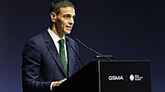 Der spanische Premierminister Pedro Sánchez in einem Archivfoto während des Mobile World Congress Barcelona 2026.