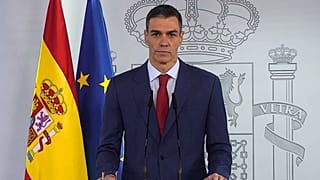 El presidente del Gobierno español, Pedro Sánchez, durante la rueda de prensa el 4 de marzo de 2026.