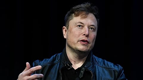 FILE - Tesla and SpaceX CEO Elon Musk speaks at the SATELLITE Conference and Exhibition, March 9, 2020, in Washington. 