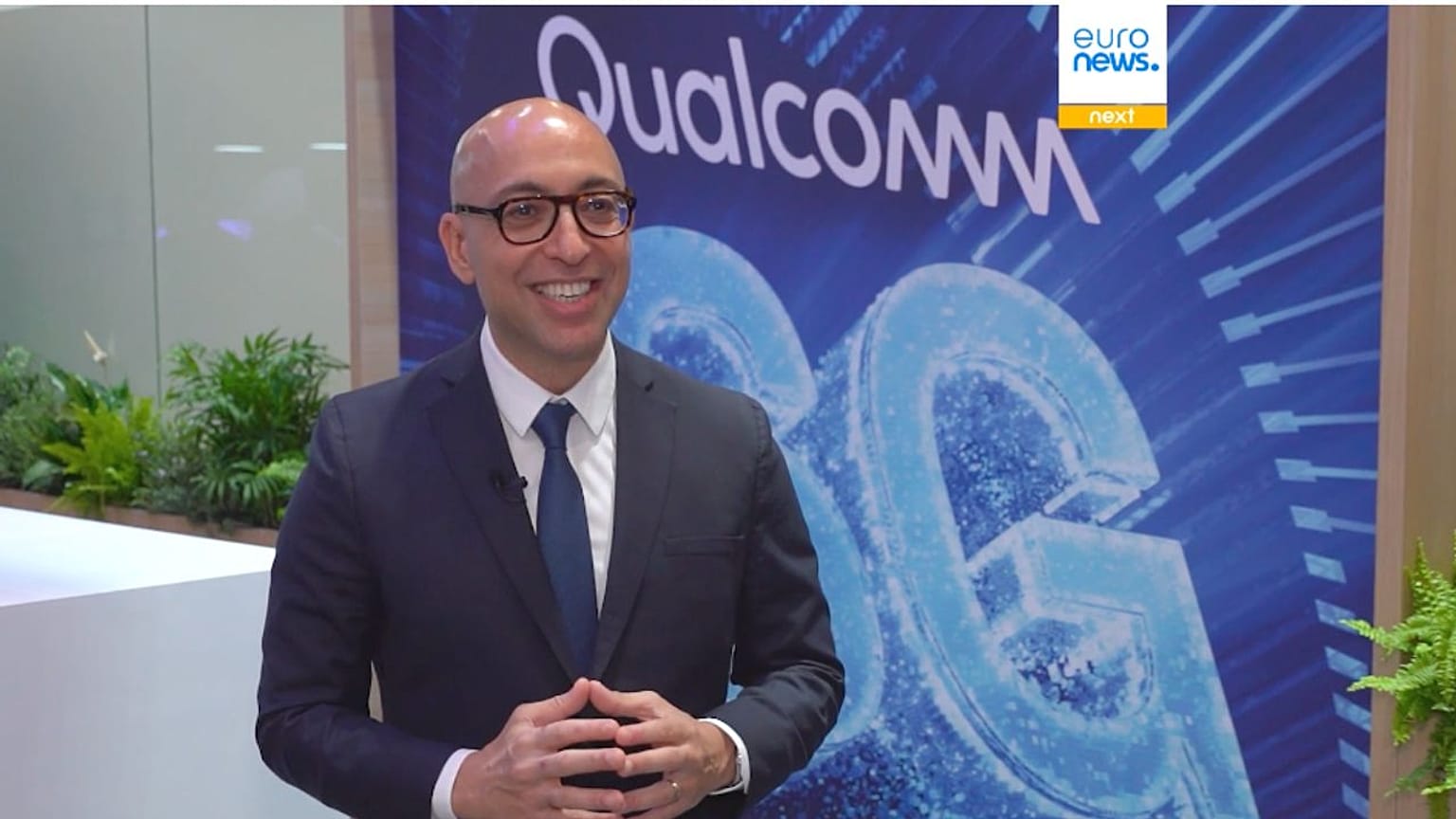 Wassim Chourbaji, Qualcomm's president for the Middle East and Africa and senior vice president for government affairs for Europe, the Middle East and Africa. 