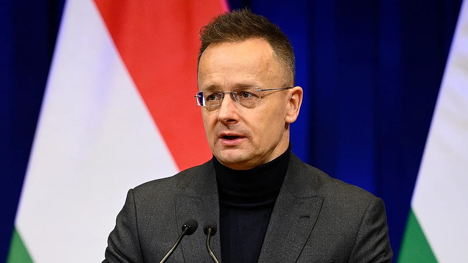 Hungary's Minister of Foreign Affairs and Trade Péter Szijjártó.