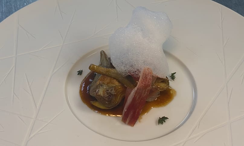 Criações culinárias à base de presunto ibérico 100 % alimentado com bolota