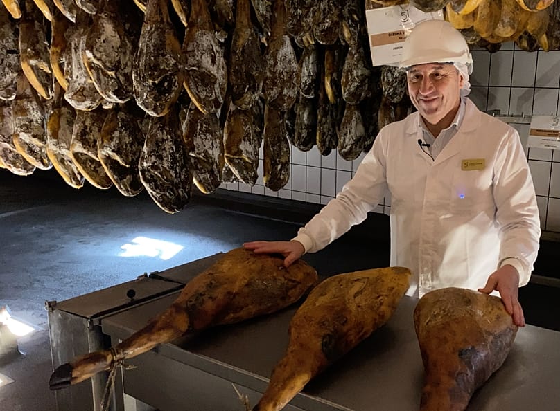 Valeriano Ramos, responsável pelas caves de cura