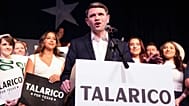 Texas state Representative James Talarico wins the Democratic primary for Senate, March 3, 2026, in Austin.