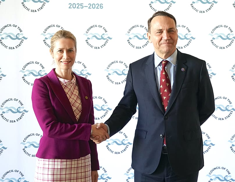 Kaja Kallas i Radosław Sikorski biorą udział w nieformalnym spotkaniu ministrów Rady Państw Morza Bałtyckiego, Warszawa, 04.03.2026 r.