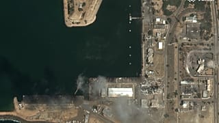 Base navele di Konark in Iran danneggiata dai bombardamenti di Usa e Israele