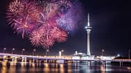 Fuochi d'artificio su Macao