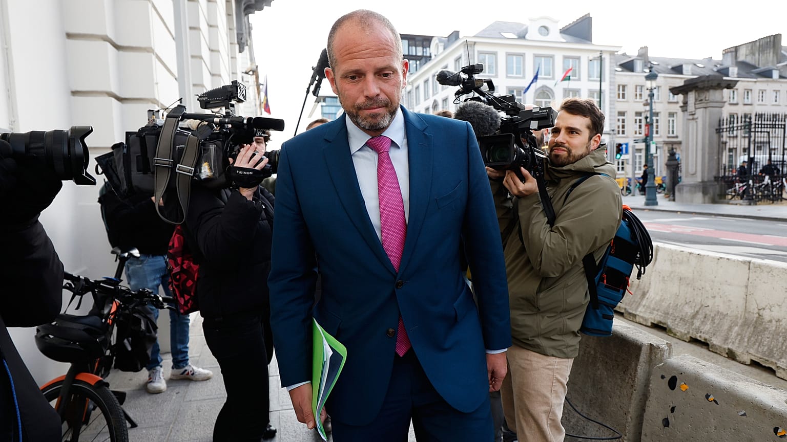 Belgium's Defense Minister Theo Francken