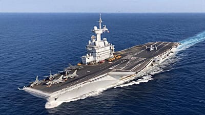 The Charles de Gaulle aircraft carrier in 2019