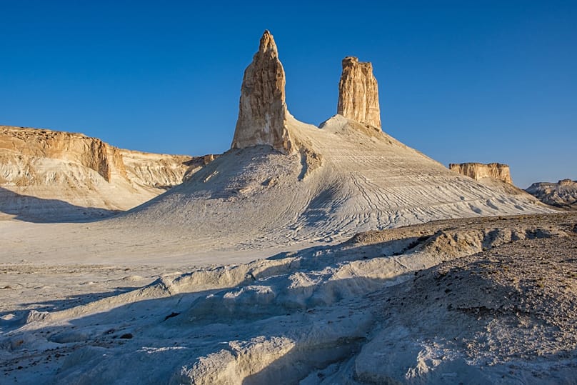 Kazakistan'ın batısındaki Mangistau bölgesinde yer alan Bozzhyra bölgesi.