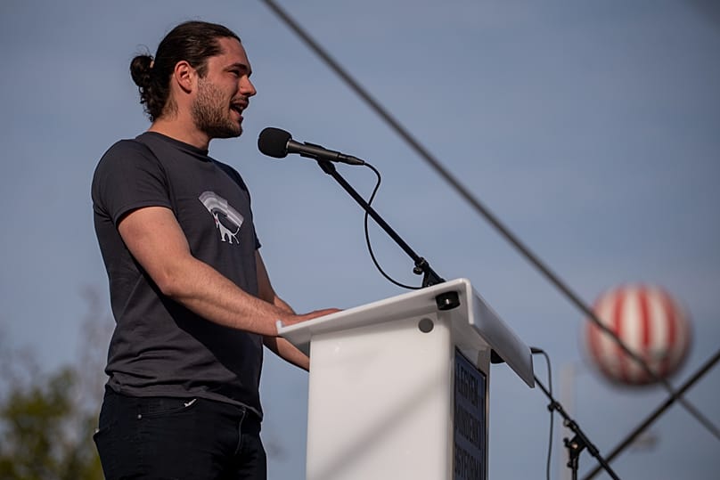 Nagy Dávid, az MKKP pártigazgatója