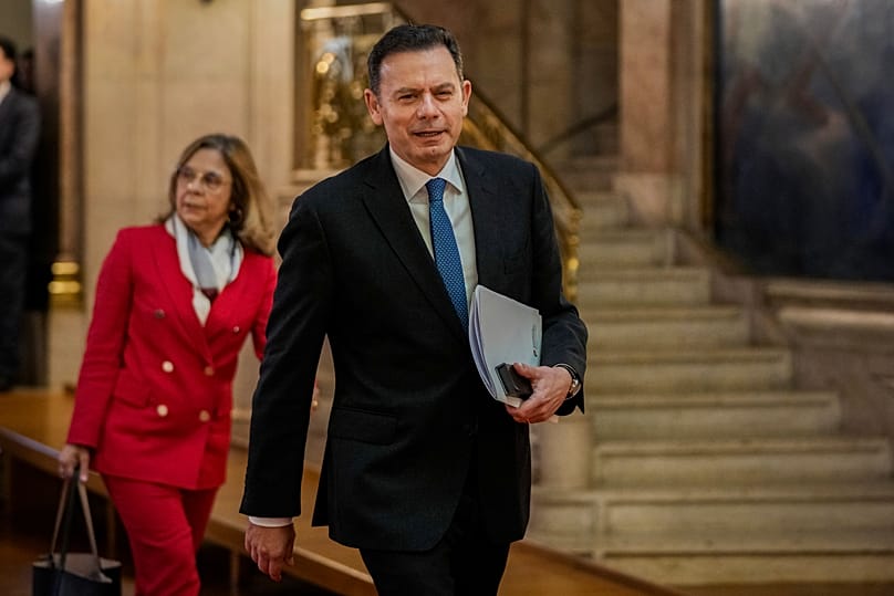 Luís Montenegro a chegar ao Parlamento. Lisboa, 11 março 2025.