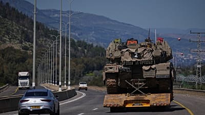 Um tanque em Israel