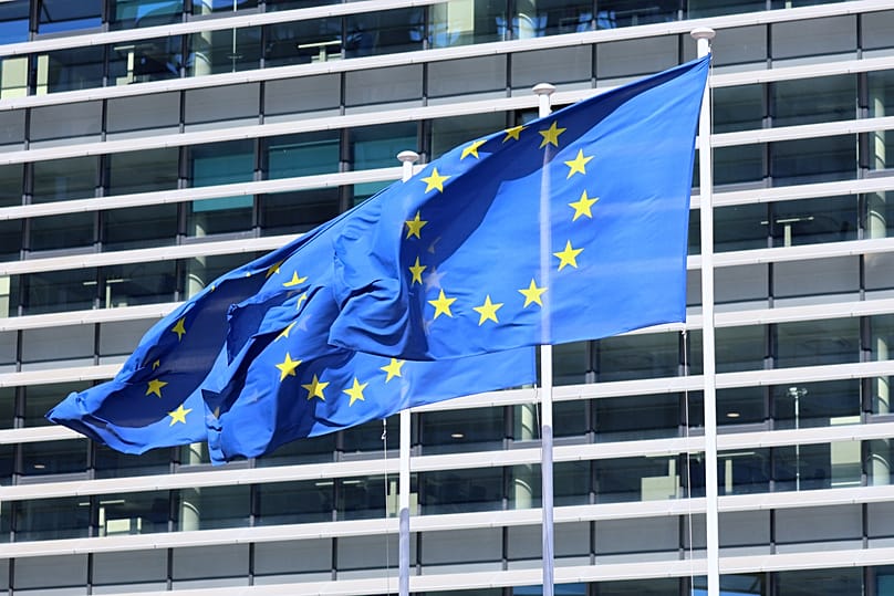 Un par de banderas europeas