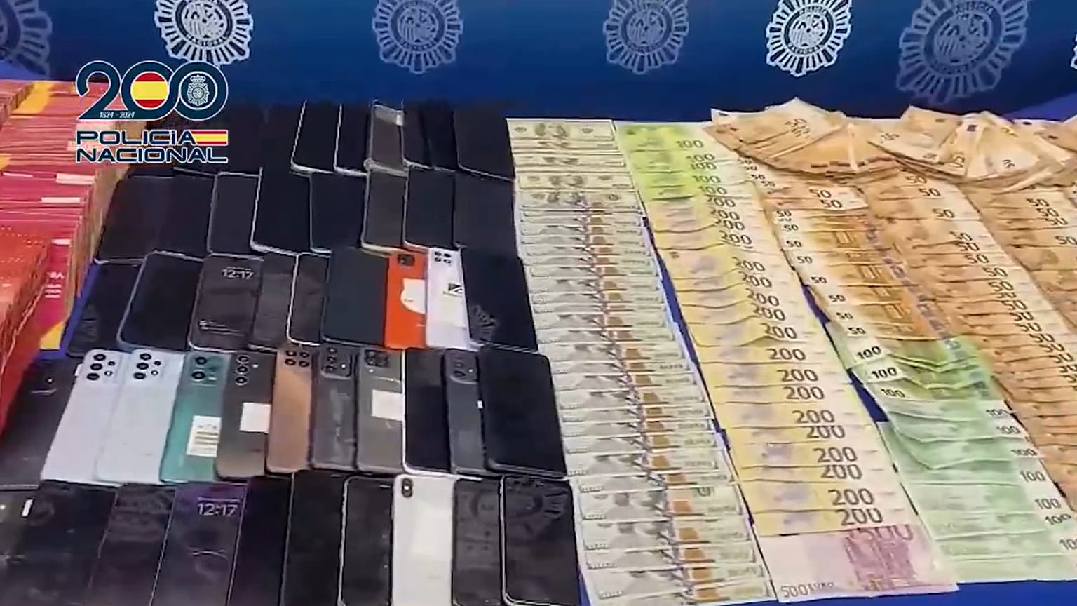 Incautación en la operación Girasoles