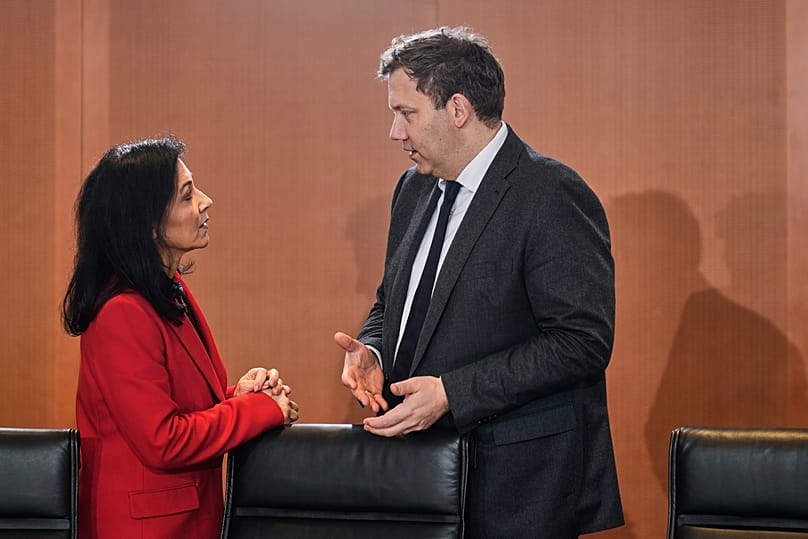 Wirtschaftsministerin Katherina Reiche (CDU) und Finanzminister Lars Klingbeil (SPD).