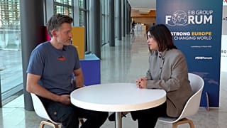 Nikolaj Coster-Waldau, actor and UN ambassador and Maria Tadeo, Euronews