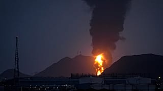 برخورد بقایای یک پهپاد رهگیری شده ایرانی به تاسیسات نفتی فجیره آسیب رساند