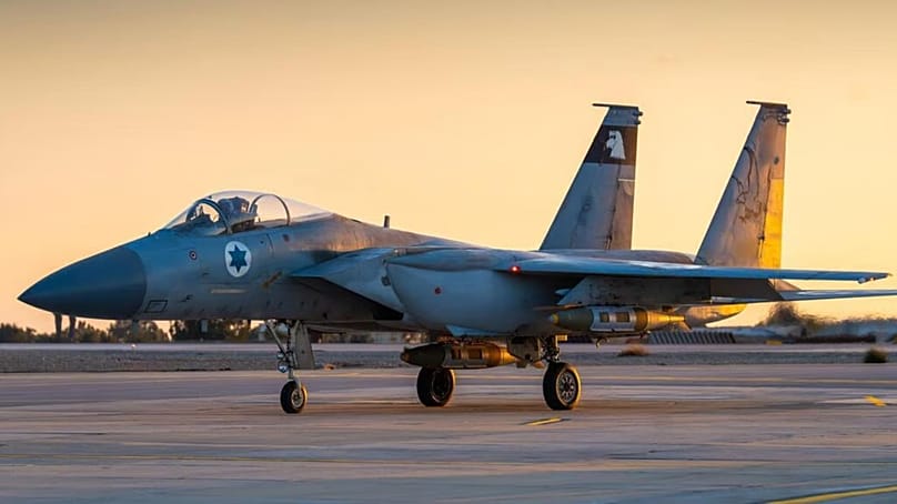 Izraeli F-15 Eagle bevetés után