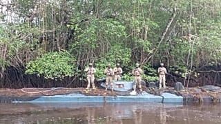 Ele geçirilen sualtı aracı