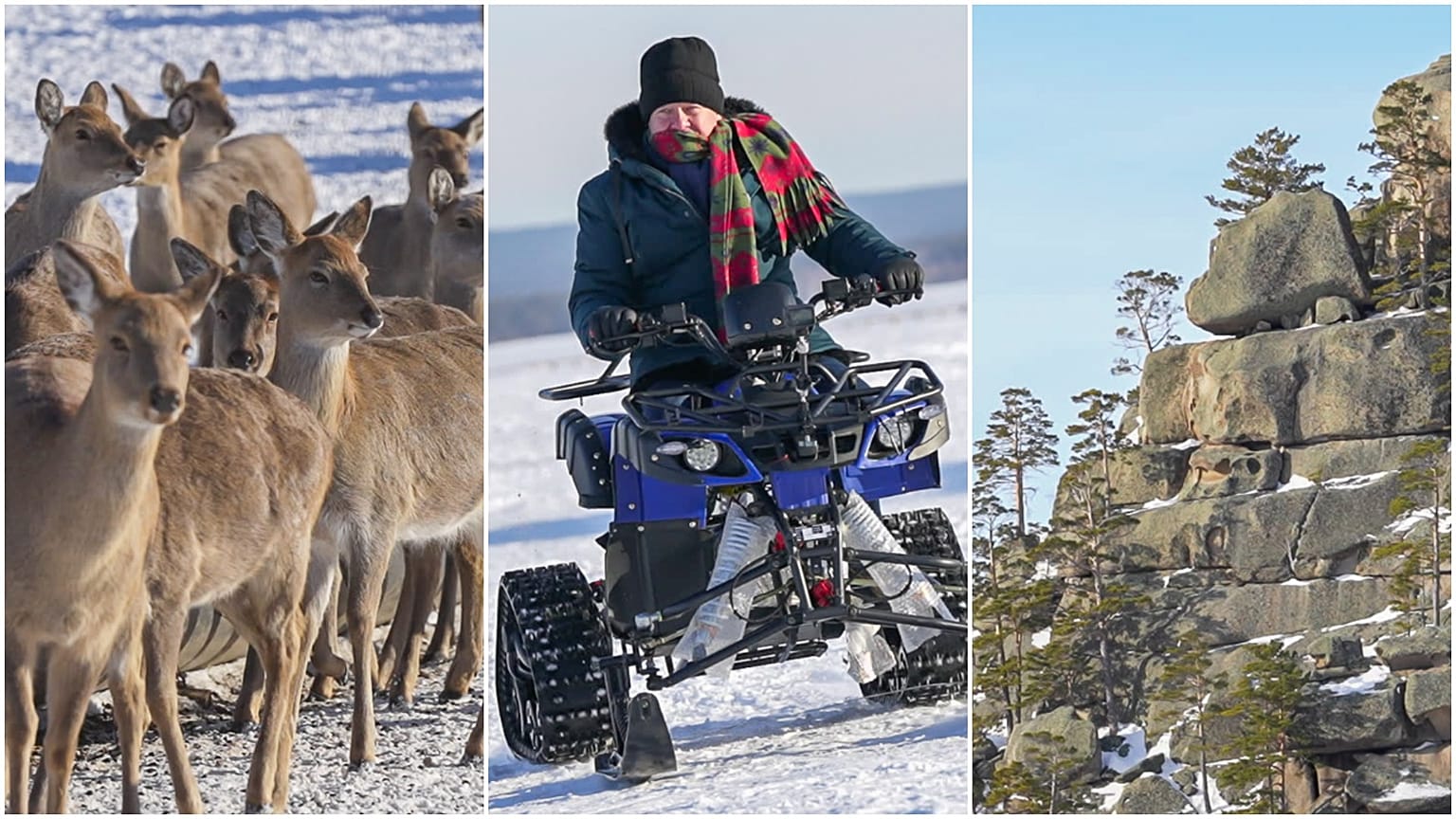 Aventura y leyendas antiguas en los bosques nevados de Burabay