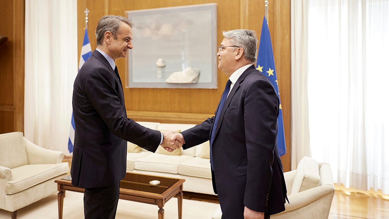 Κυριάκος Μητσοτάκης και Δημήτρης Νατσιός