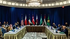 وزیر خارجه آمریکا در نشستی همراه با کشورهای عربی حاشیه خلیج فارس