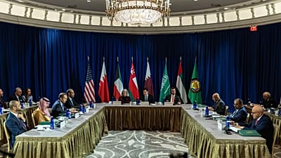 وزیر خارجه آمریکا در نشستی همراه با کشورهای عربی حاشیه خلیج فارس