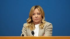Die italienische Ministerpräsidentin Giorgia Meloni, 9. Januar 2026. (AP Photo/Andrew Medichini)