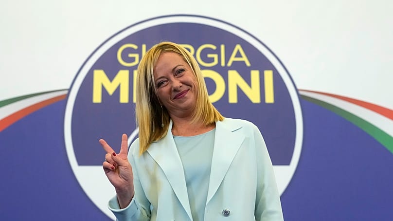 Лидер ультраправой партии "Братья Италии" и премьер-министр Италии Джорджа Мелони