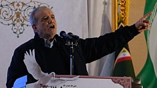 Iranian President Masoud Pezeshkian speaks during a ceremony in Tehran, 1 January, 2026
