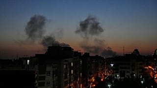 Plumes of smoke rise as strikes hit Tehran, 6 March, 2026