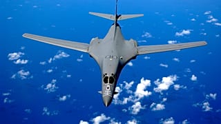 Bombardero B-1 Lancer, también conocido como Bone