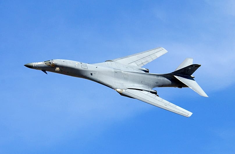 B-1 Lancer w konfiguracji naddźwiękowej