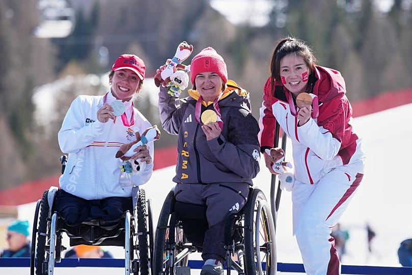 Audrey Pascual se queda a 5 centésimas del oro en descenso sentada, 7 de marzo de 2026